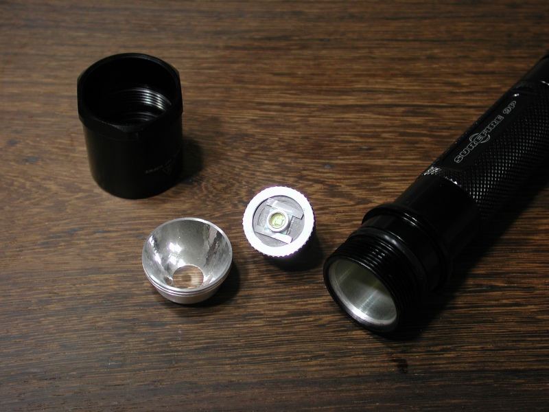 Cree XR-E Surefire 9P 荒くれMOD: 週刊：LEDライト