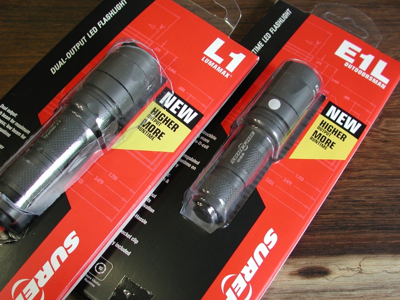 Surefire new L1 new E1L: 週刊：LEDライト